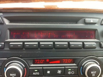Bmw e90 radio display problem #2